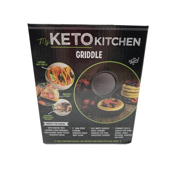 MY KETO KITCHEN. GRIDDLE Five Inch non stick New in box - Picture 1 of 11